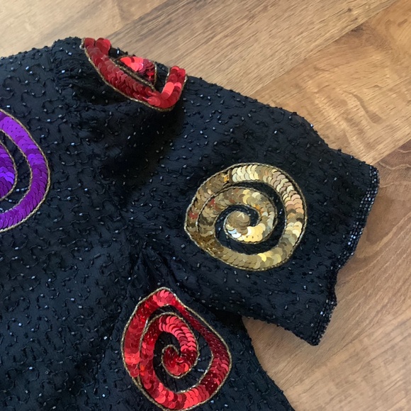 Vintage Sequin Dress - Picture 4 of 16